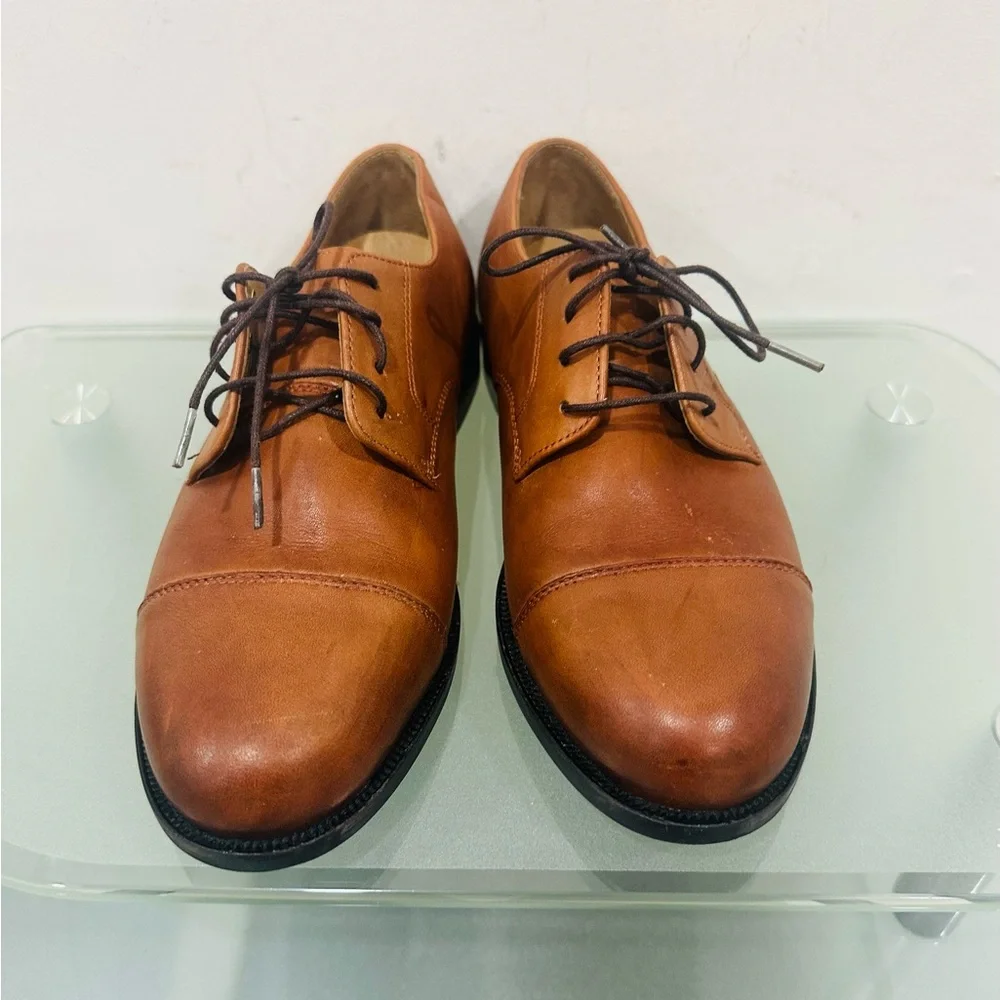 Brooks Brothers Men’s Leather Dress Shoes‎ Youth Size US 4D (EU 36.5) – Brown